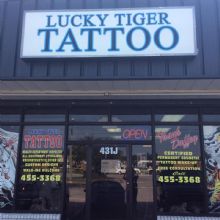 Lucky Tiger Tattoo Photo