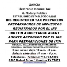 Tax Preparation Service in Houston, Texas