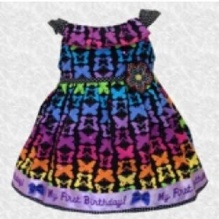 Embroidered Birthday Dress in Springfield, Illinois