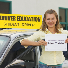 Student Driving in Shrewsbury, Massachusetts