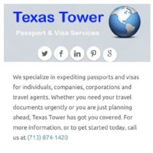 Texas Tower Passport & Visa Services Photo