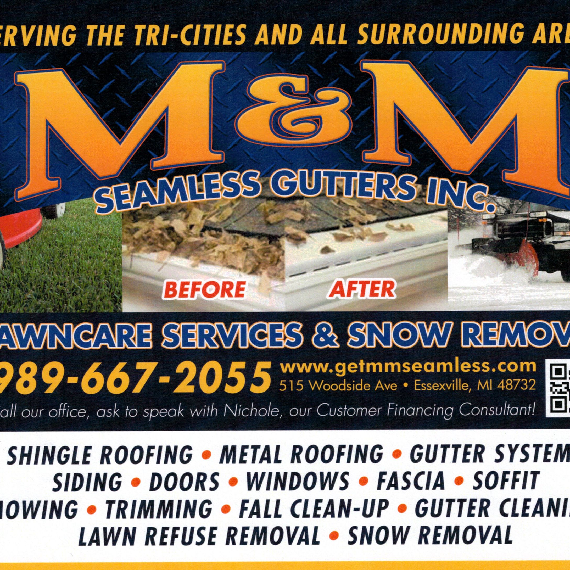 M&M Seamless Gutters Inc Photo