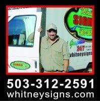 Whitney Signs 24/7 Photo