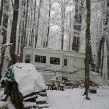 Camping Area in Union Dale, Pennsylvania