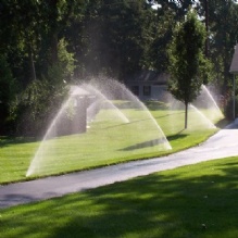 Irrigation in Sandy Hook, Mississippi