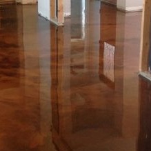 Stained Concrete in Rowlett, Texas