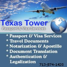 Visa Service in Houston, Texas