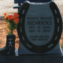 Grave Markers in Woodward, Oklahoma