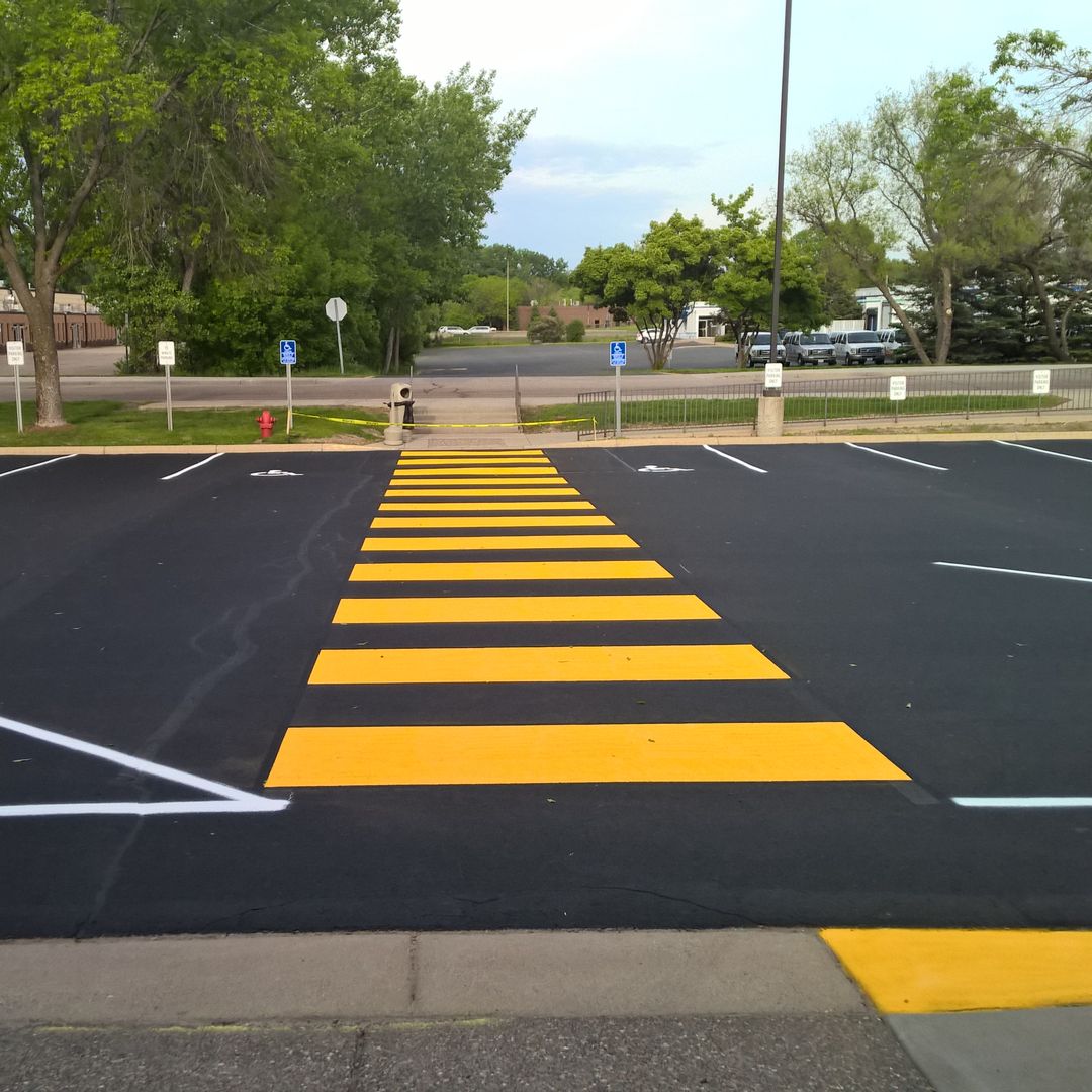 Parking Lot Painting in Inver Grove Heights, Minnesota