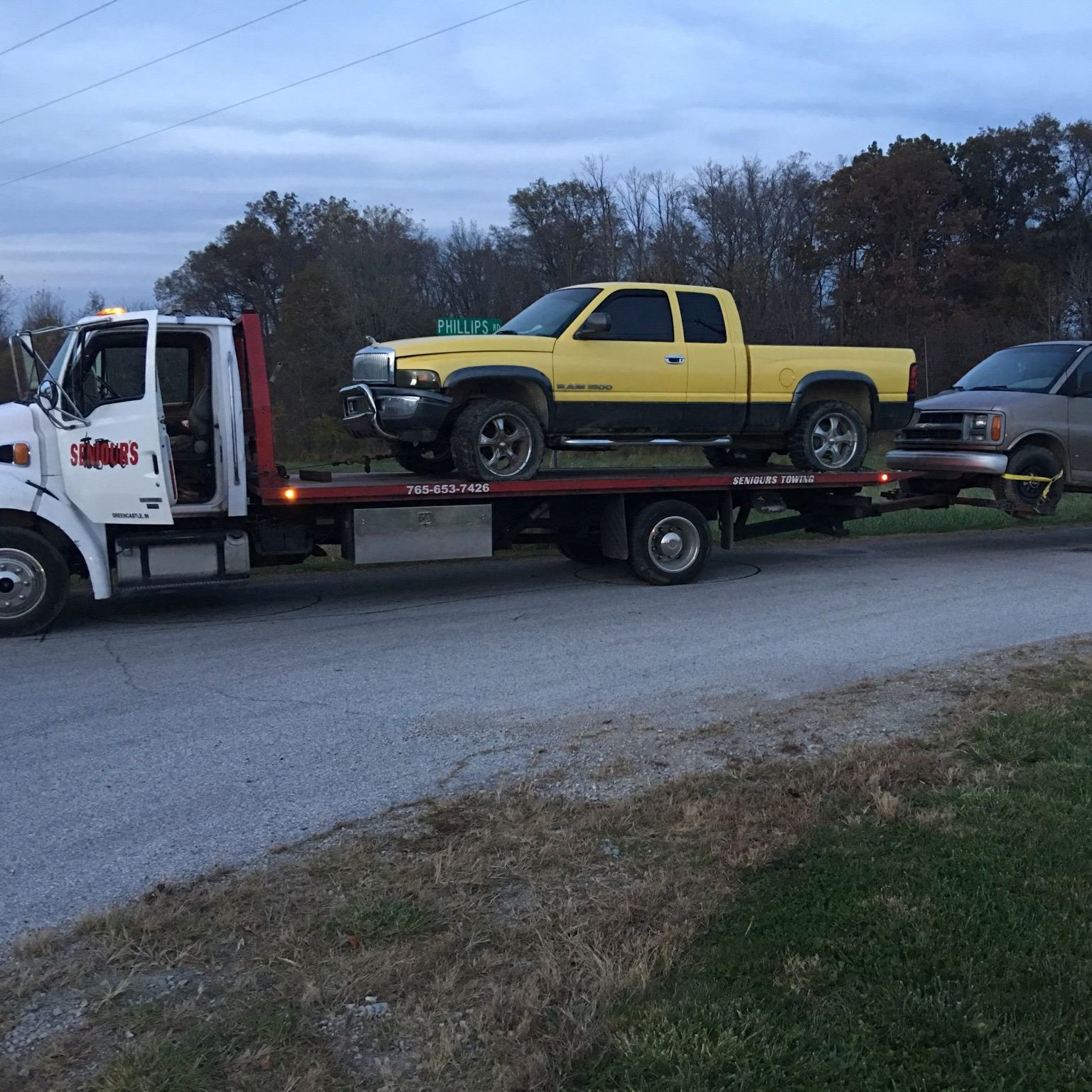 Accident Towning in Greencastle, Indiana