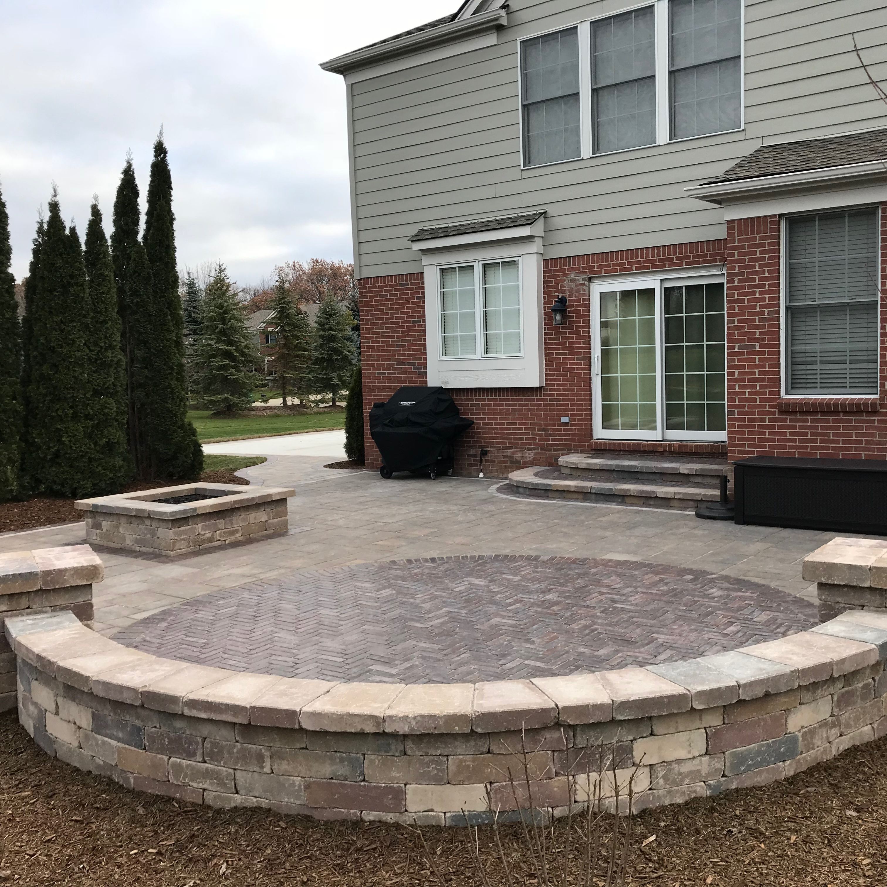 Brick Fireplaces in Chesterfield, Michigan