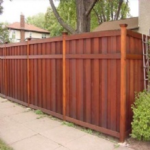 Fence in Columbia City, Oregon