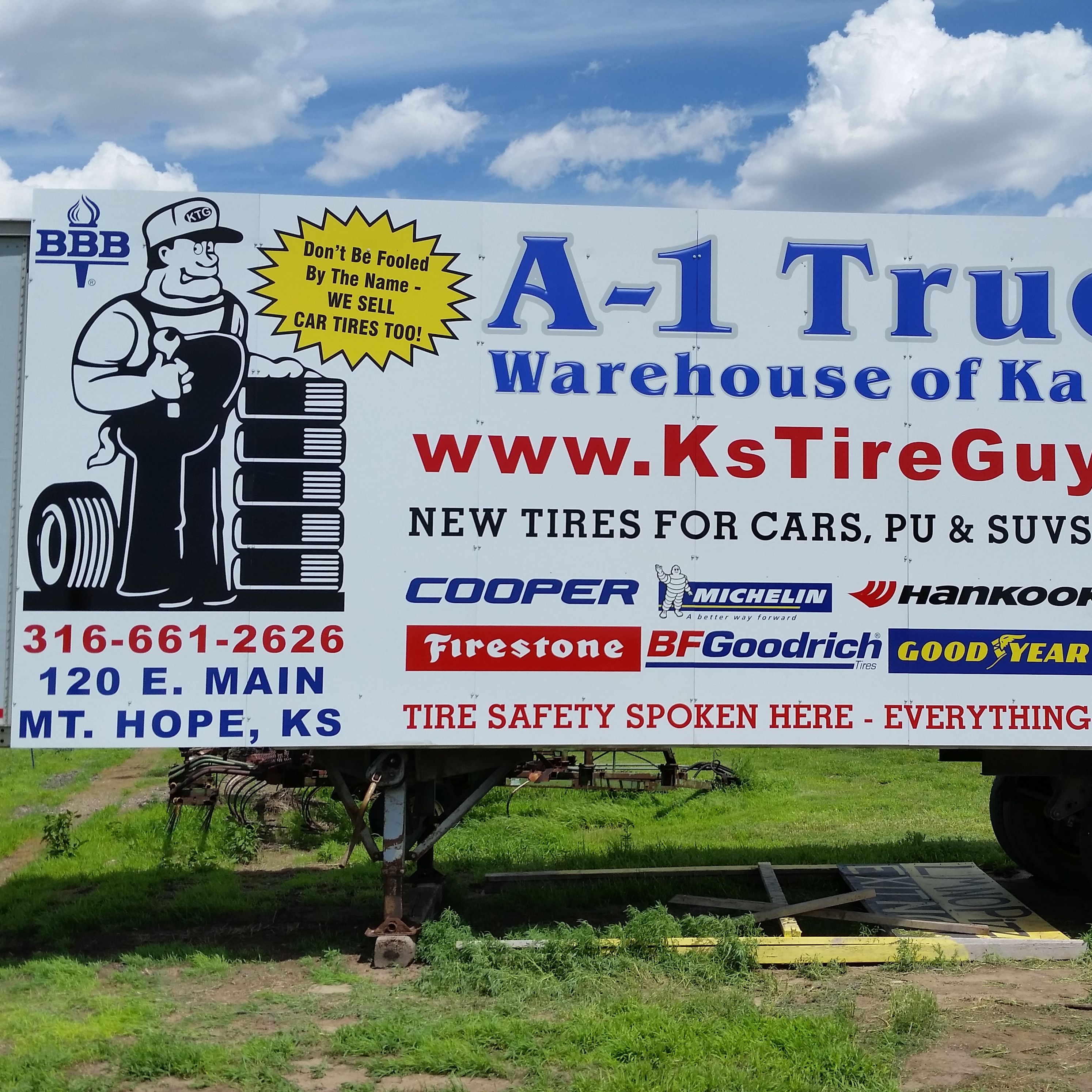 New Tire Dealer in Mount Hope, Kansas