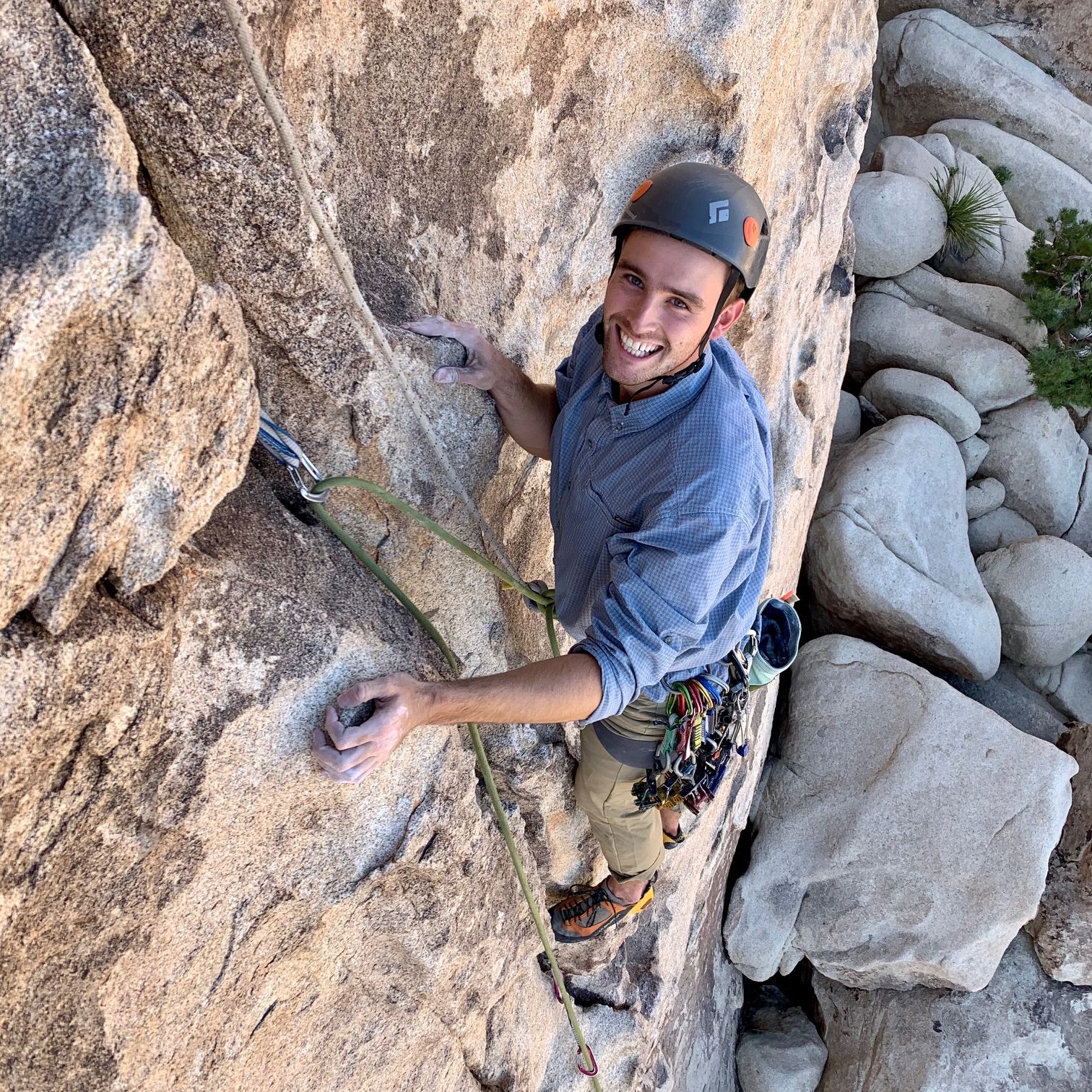 Rock Climbing in Joshua Tree, California