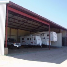 RV Storage Facility in Guthrie, Oklahoma
